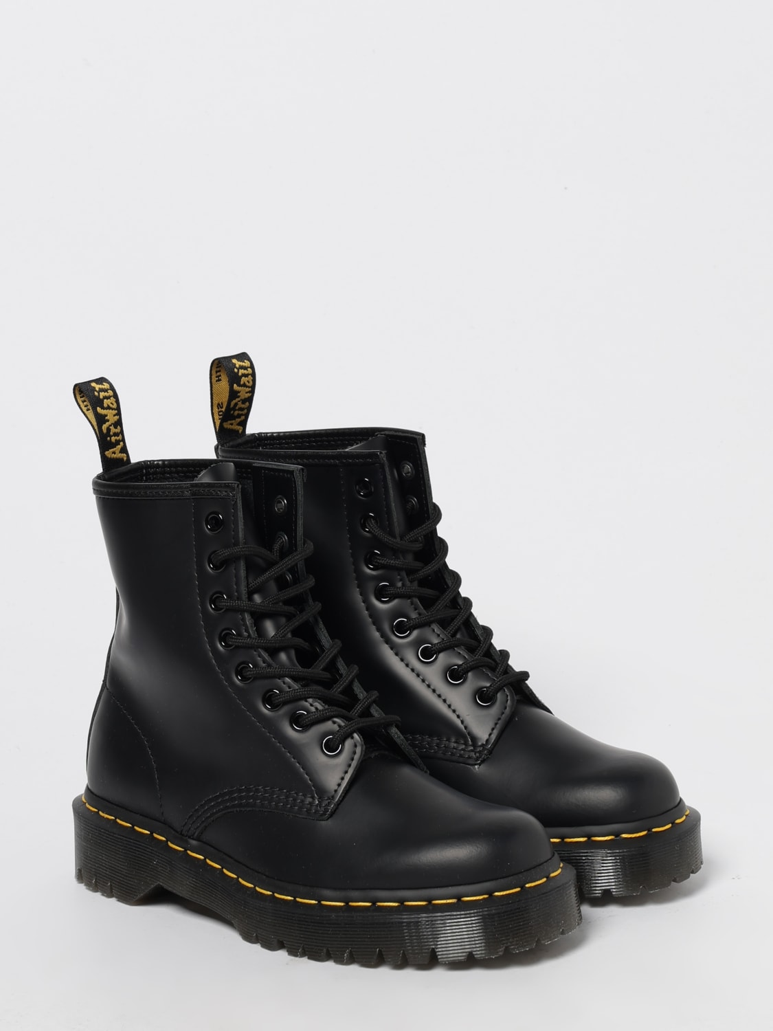 DR. MARTENS BOOTS: Shoes woman Dr. Martens, Black - Img 2