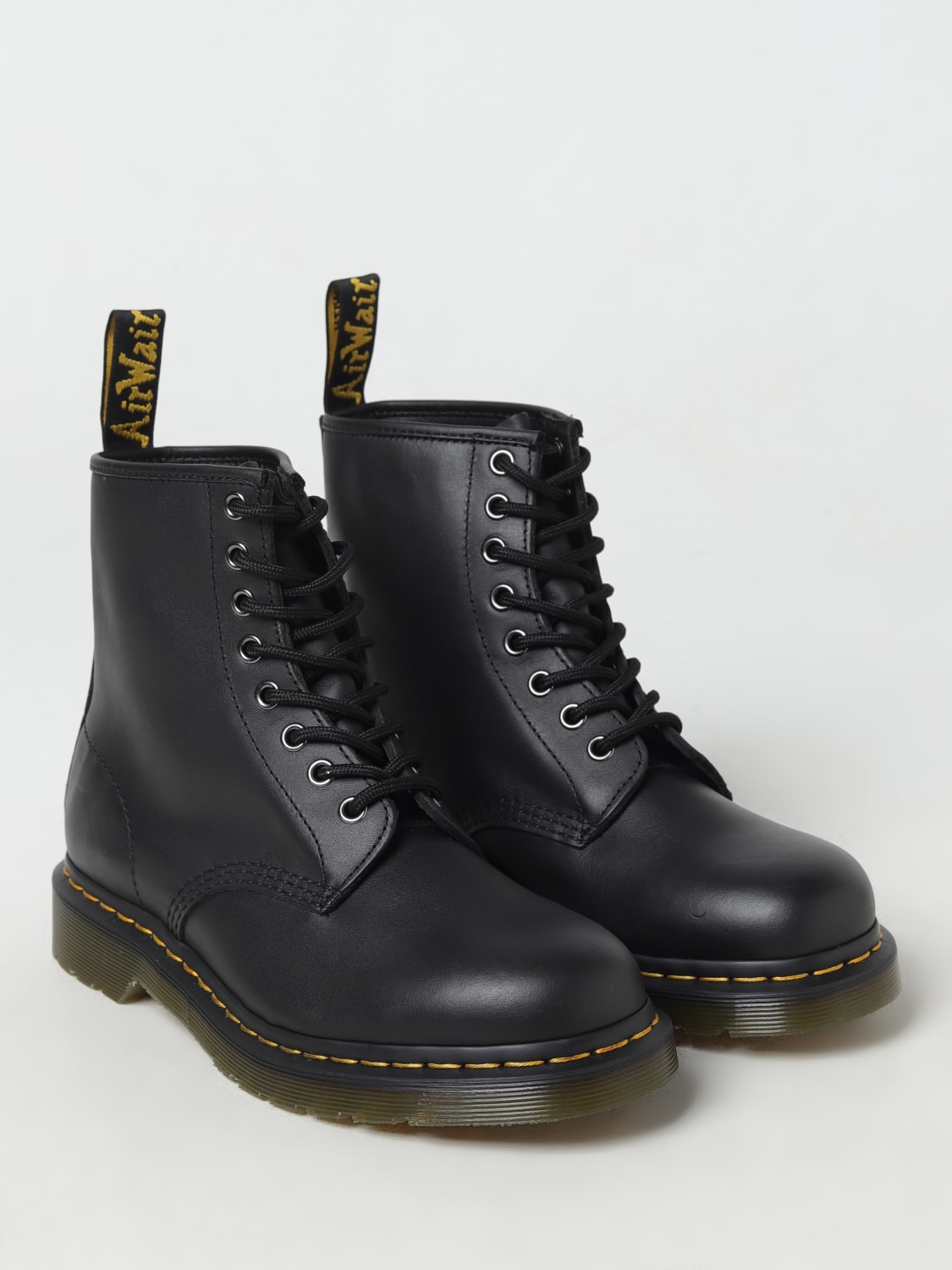 DR. MARTENS BOTTINES PLATES: Chaussures femme Dr. Martens, Noir - Img 2