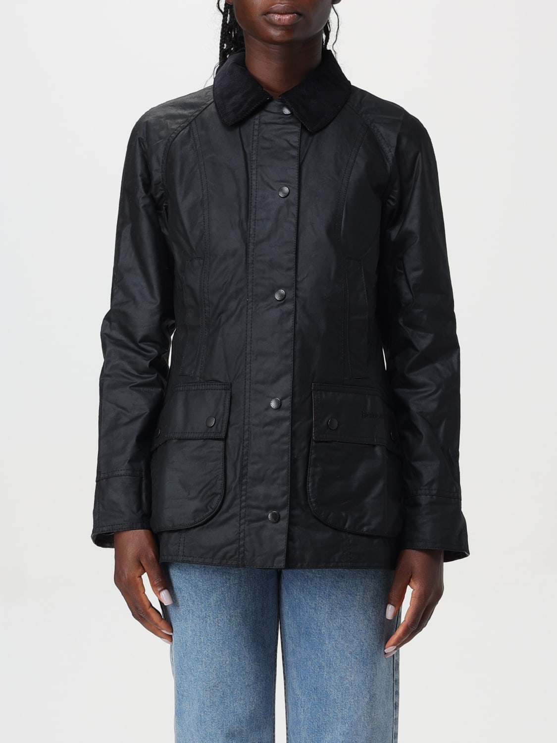 BARBOUR JACKET: Jacket woman Barbour, Black - Img 1