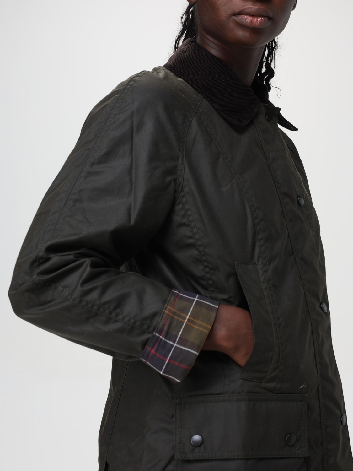 ジャケット BARBOUR Woman Jacket Olive LWX0668 OL71 Barbour Classic Beadnell Wax Jacket Olive by Barbour Lady