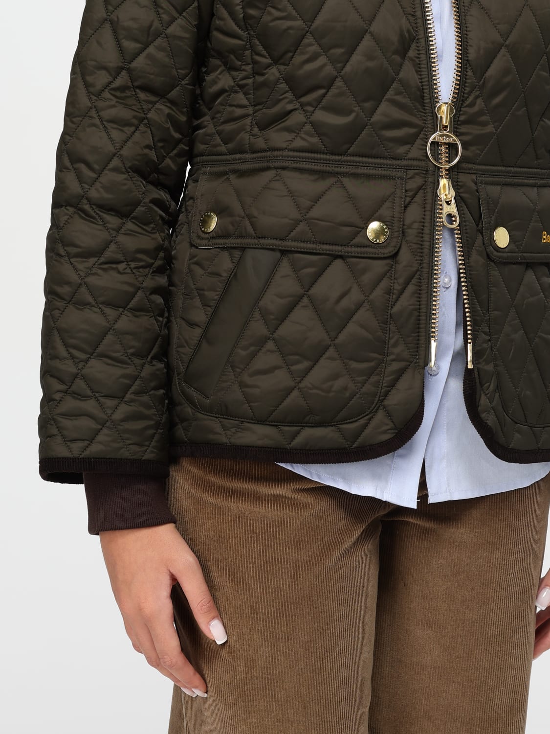 BARBOUR JACKET: Jacket woman Barbour, Green - Img 4