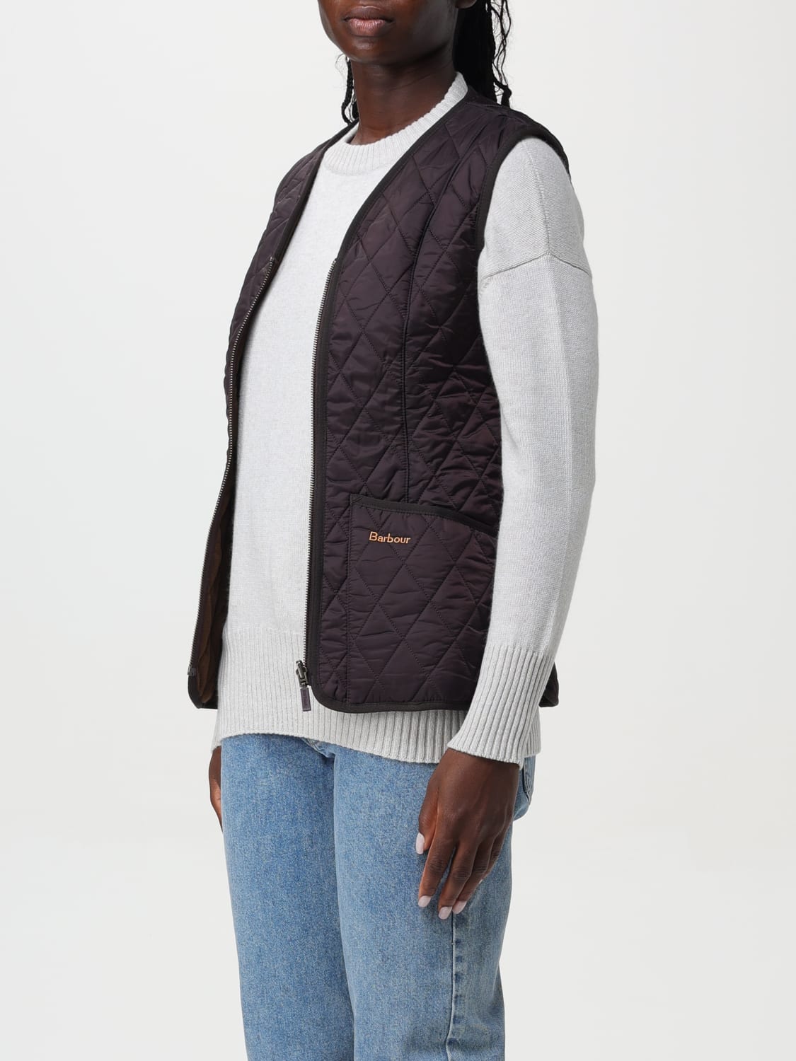 BARBOUR WAISTCOAT: Barbour women's vest, Brown - Img 3