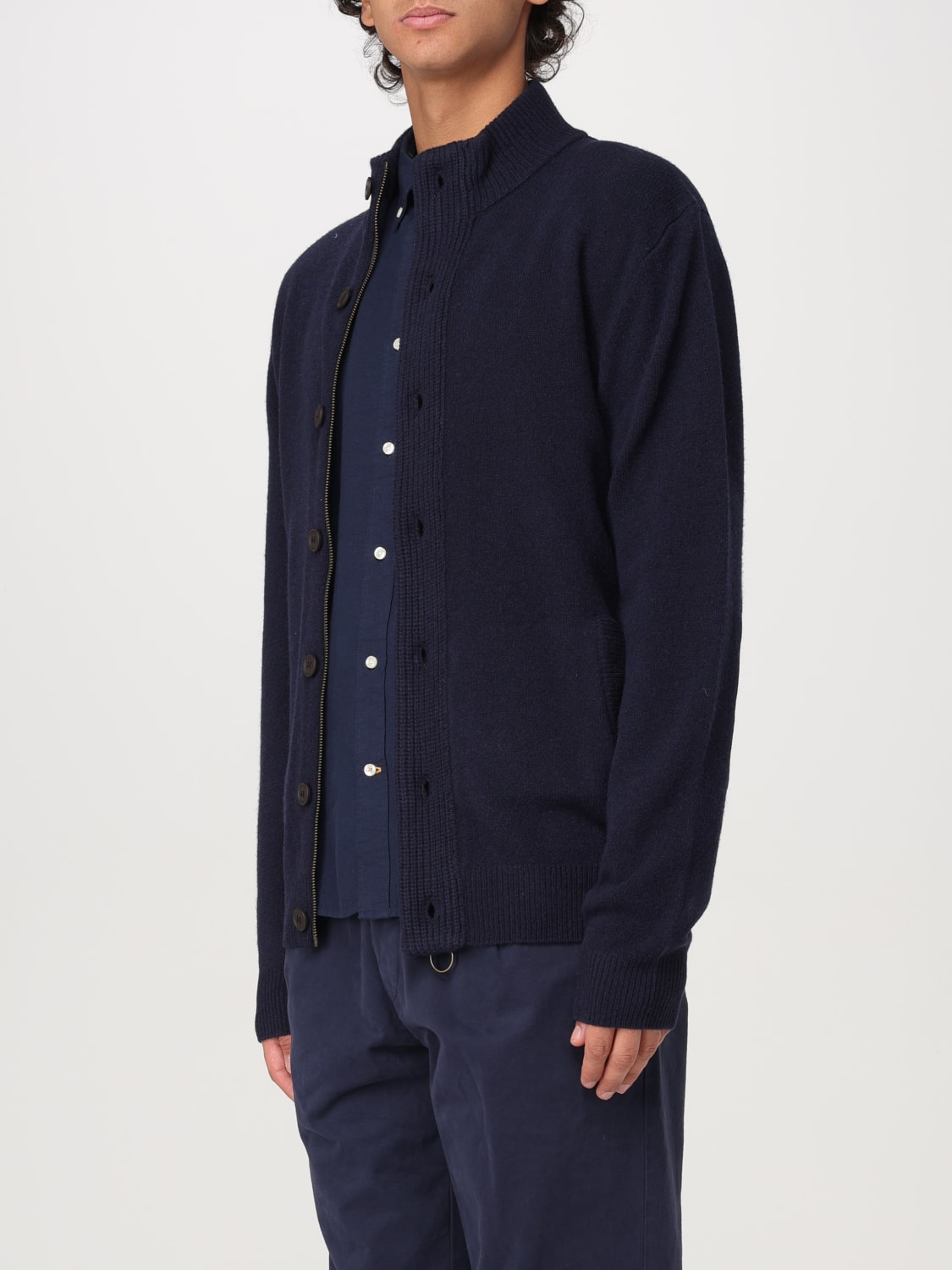 BARBOUR CARDIGAN: Pull homme Barbour, Bleu - Img 3