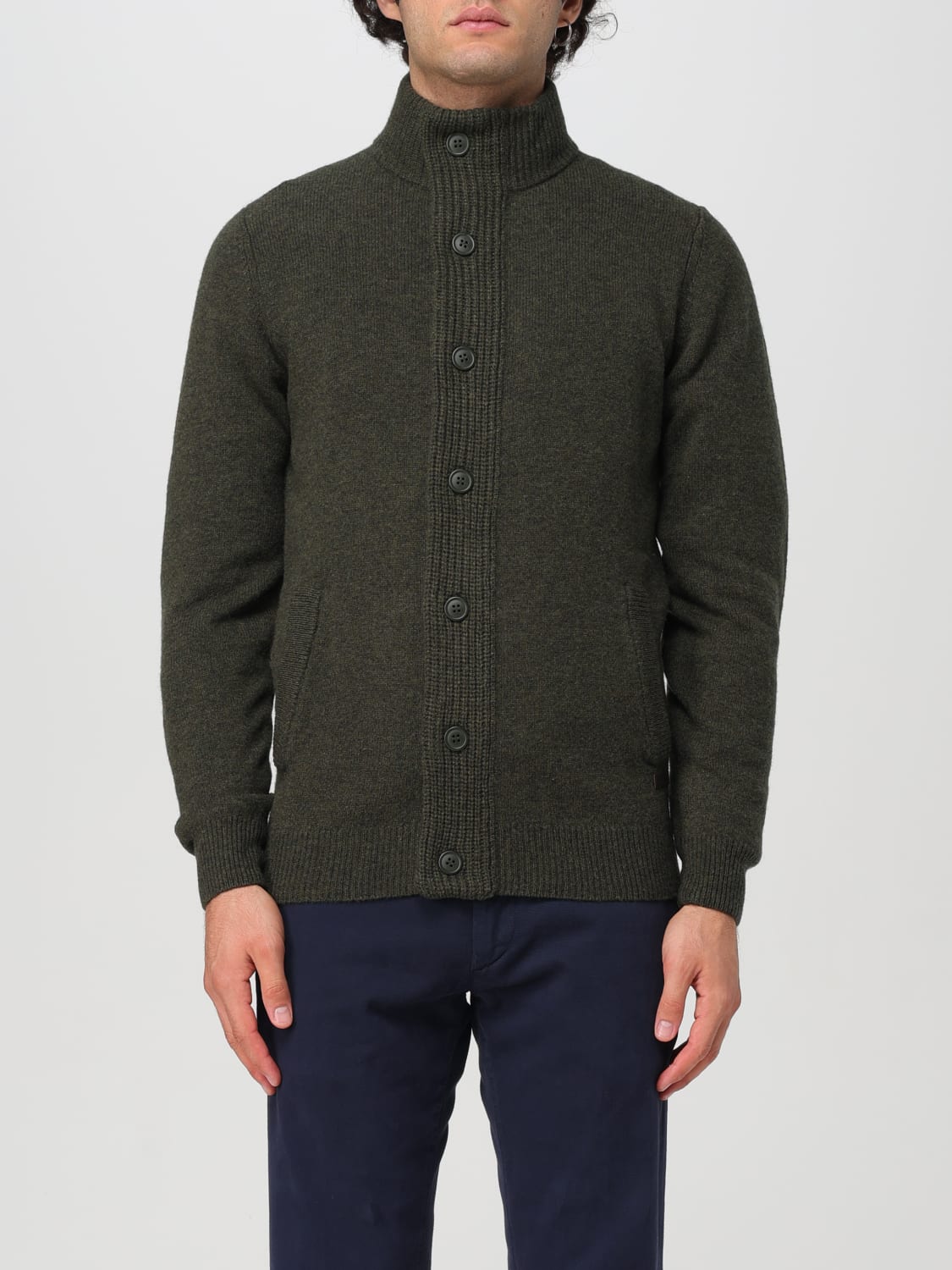 Giglio Cardigan a collo alto Barbour