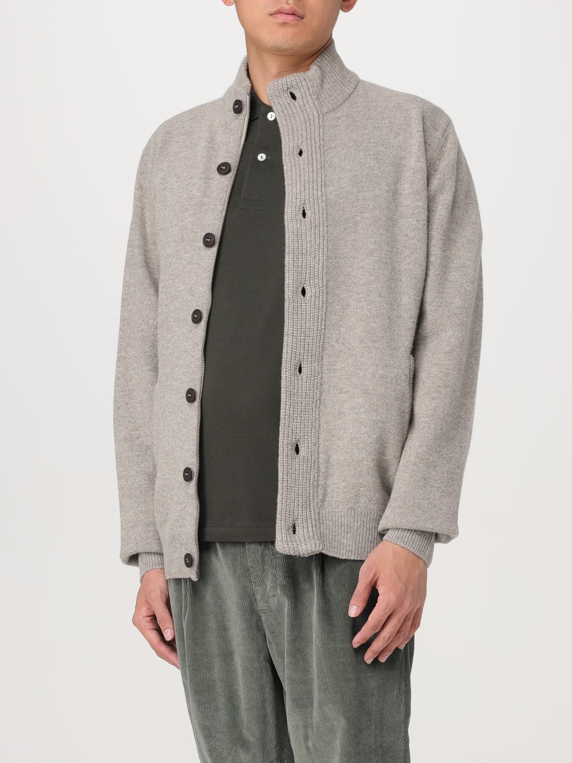 BARBOUR CARDIGAN: Pull homme Barbour, Anthracite - Img 3