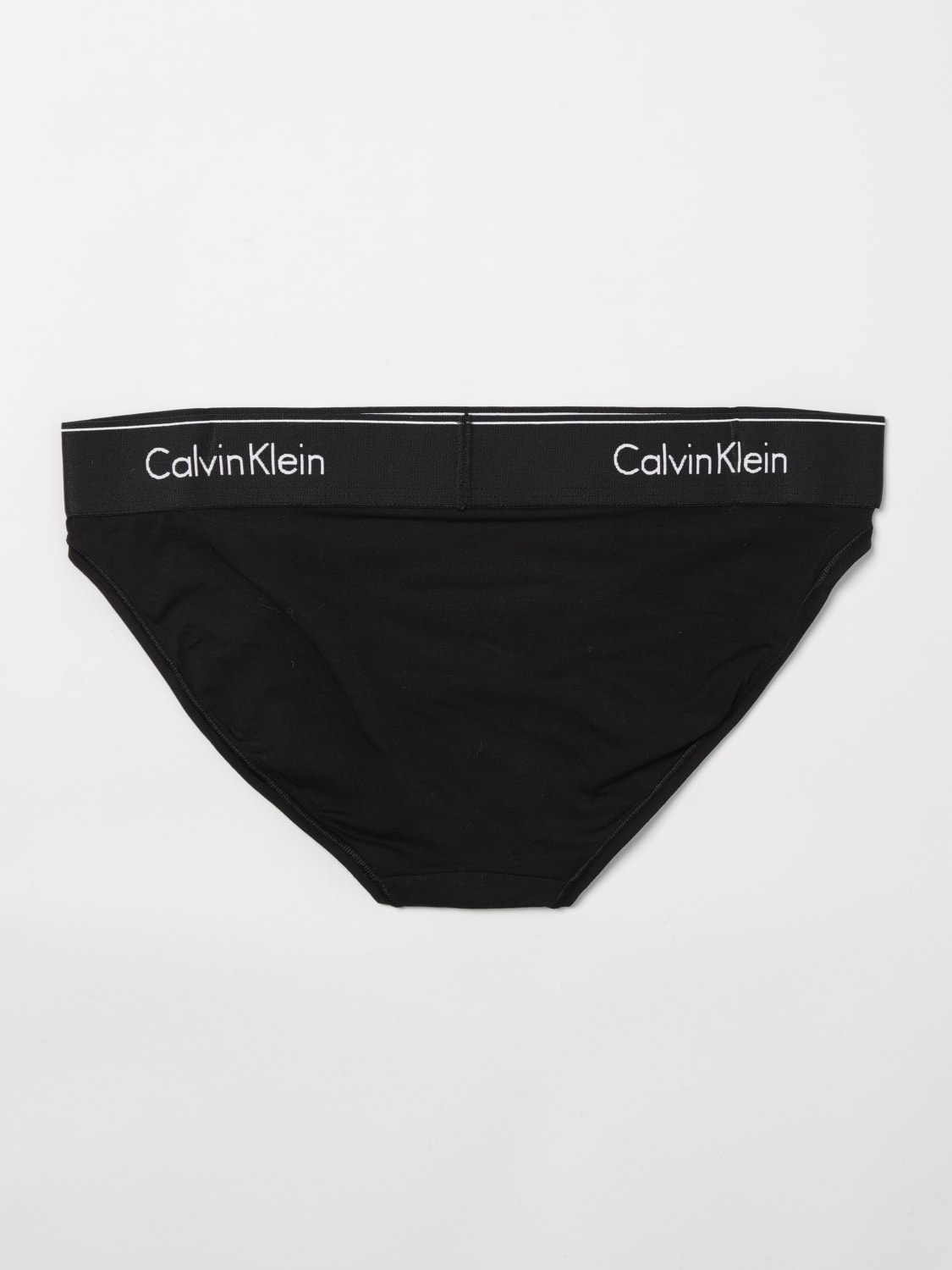 CALVIN KLEIN UNDERWEAR INTIMO: Slip Ck Underwear in cotone stretch , Nero - Img 2