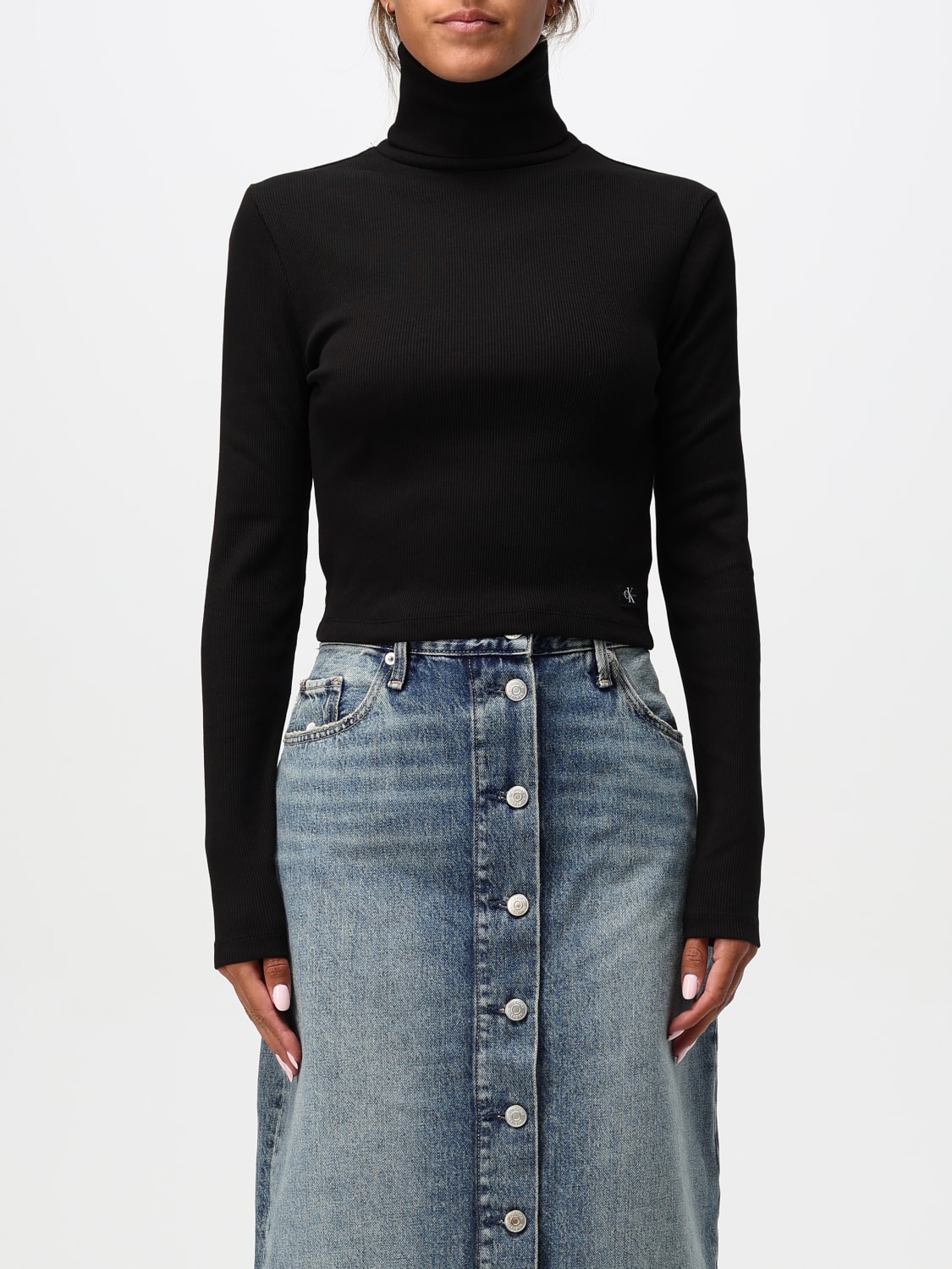 Giglio Maglia Calvin Klein Jeans in cotone stretch