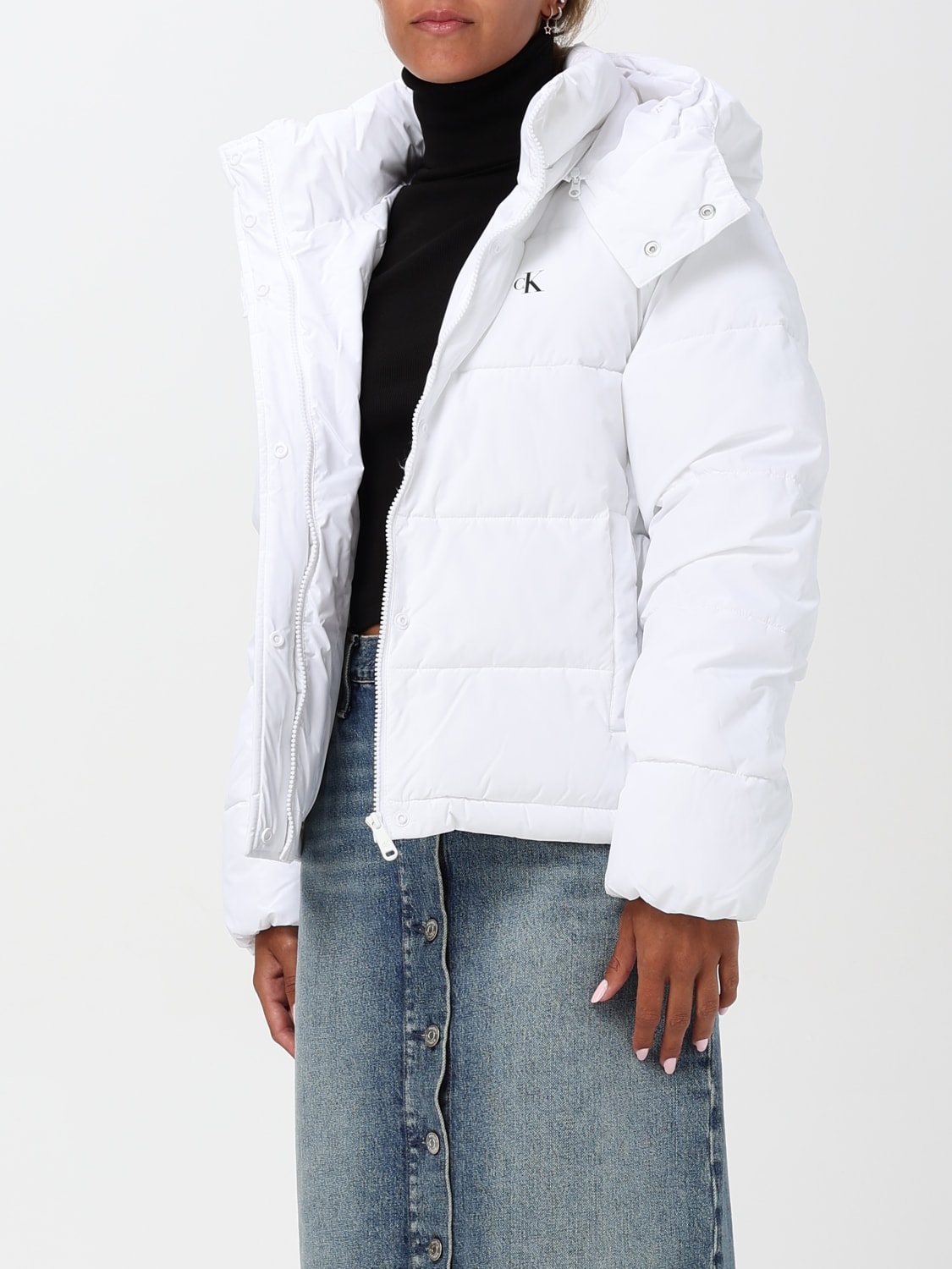 CALVIN KLEIN JEANS JACKET: Jacket woman Calvin Klein Jeans, White - Img 3