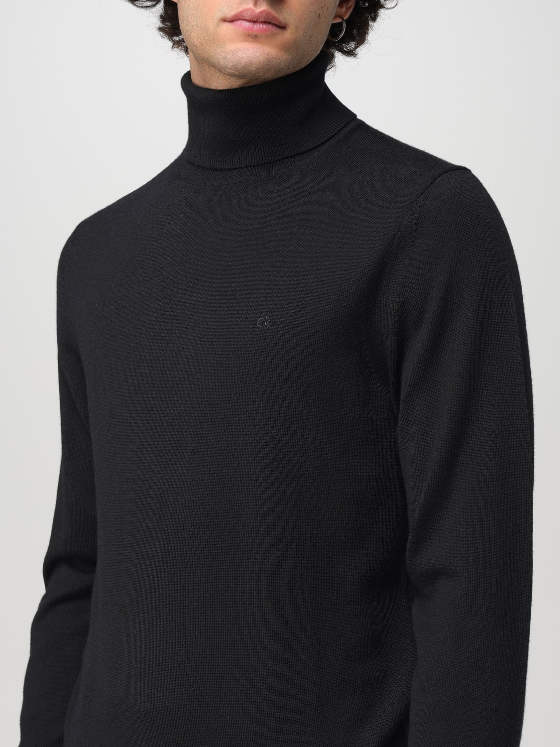 CALVIN KLEIN SWEATER: Sweater men Calvin Klein, Black - Img 3