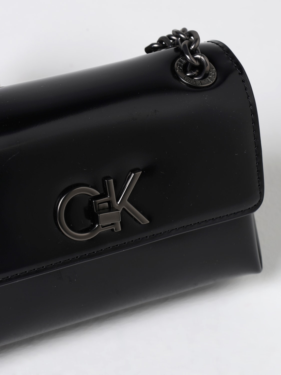 CALVIN KLEIN MINI BAG: Shoulder bag woman Calvin Klein, Black - Img 3