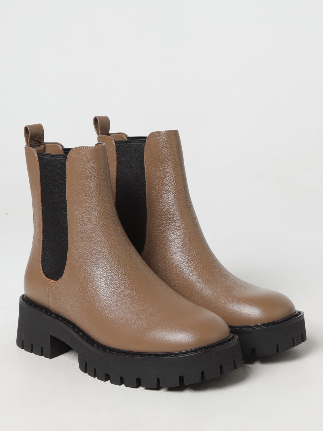 Michael kors boots tan deals