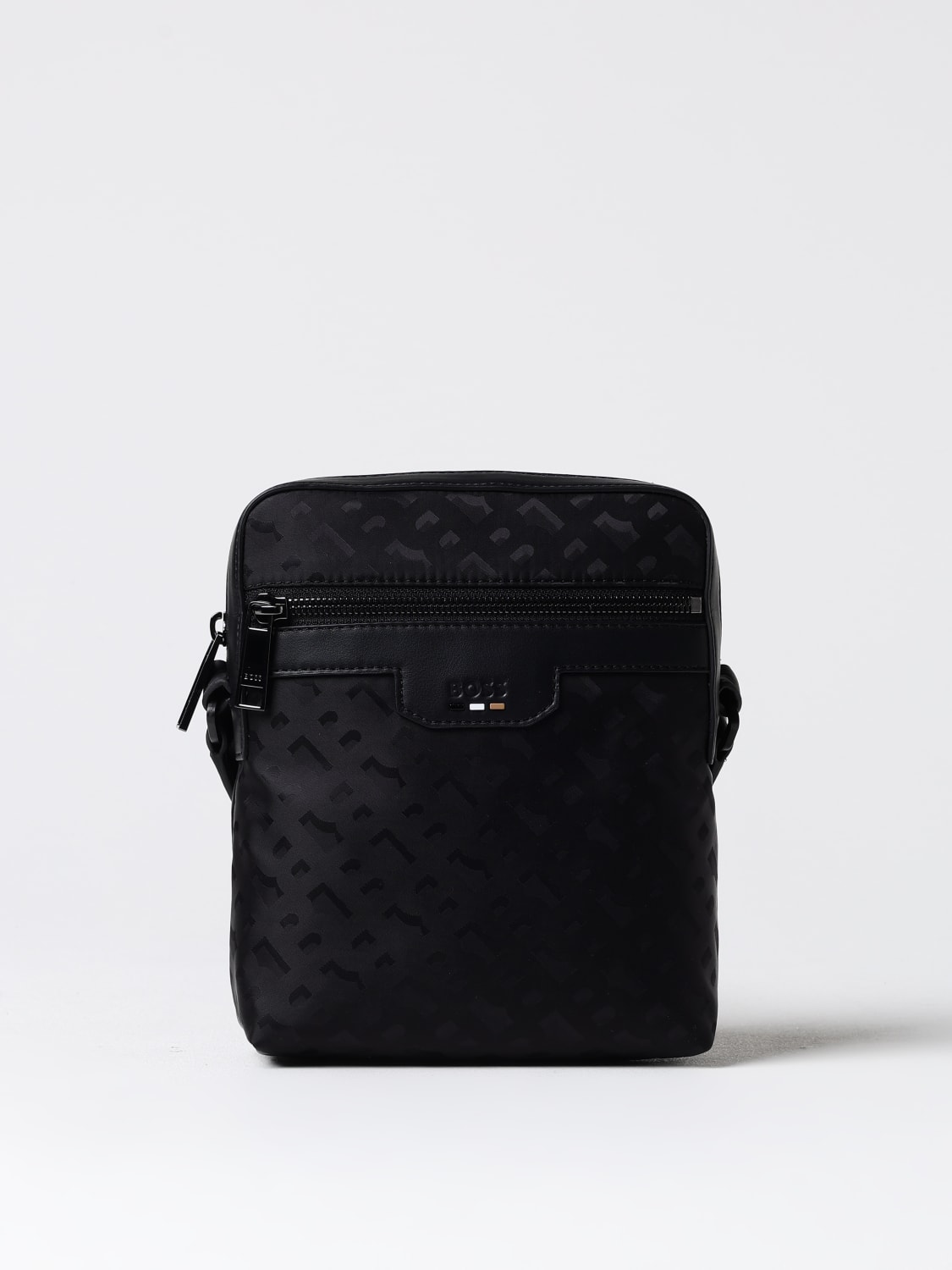 Giglio Borsa Boss in nylon con logo jacquard