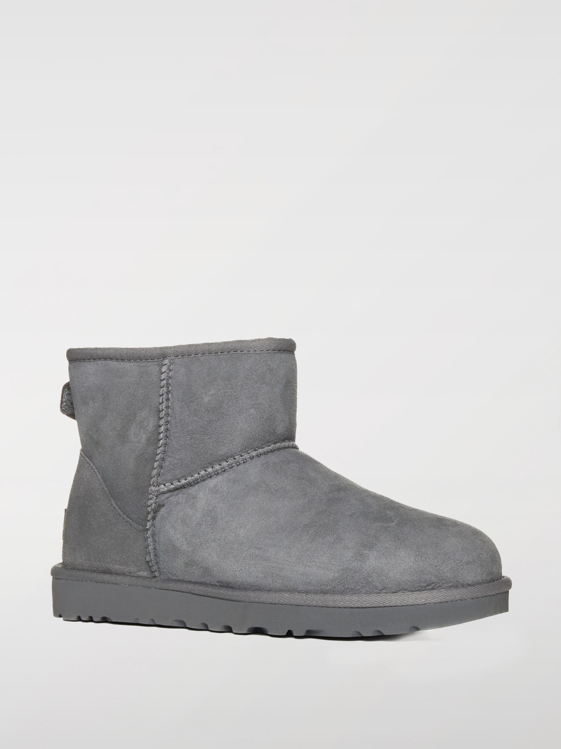 UGG FLAT ANKLE BOOTS: Shoes woman UGG, Grey - Img 2