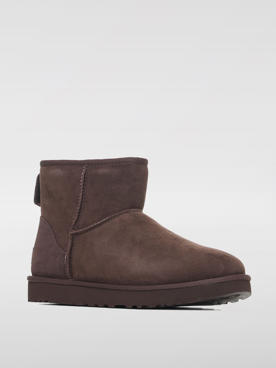 UGG FLAT ANKLE BOOTS: Shoes woman UGG, Brown - Img 2