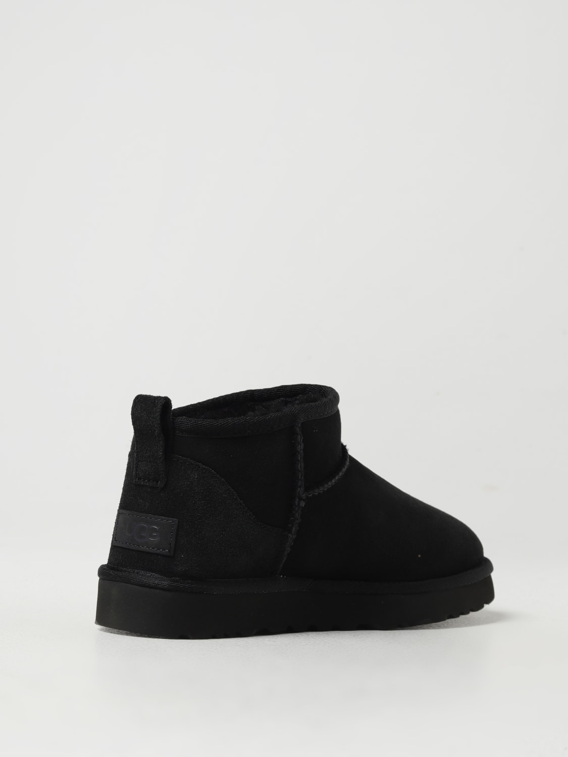 UGG FLAT ANKLE BOOTS: Shoes woman UGG, Black - Img 3