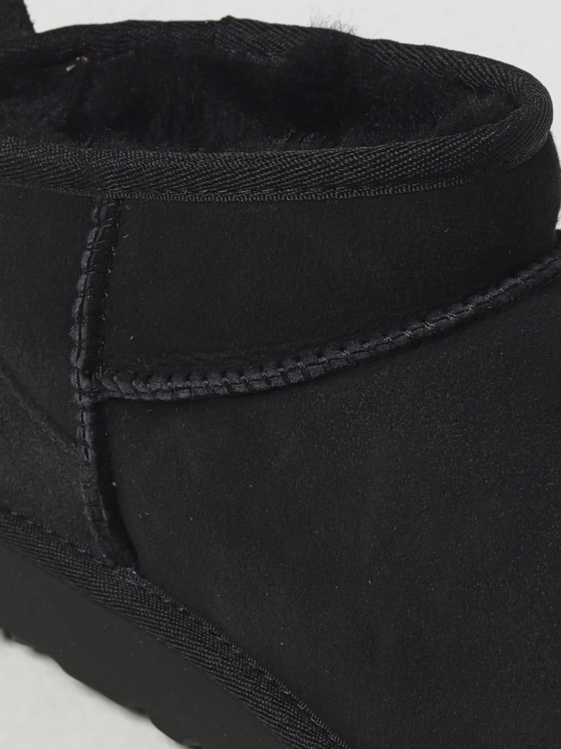 UGG FLAT ANKLE BOOTS: Shoes woman UGG, Black - Img 4