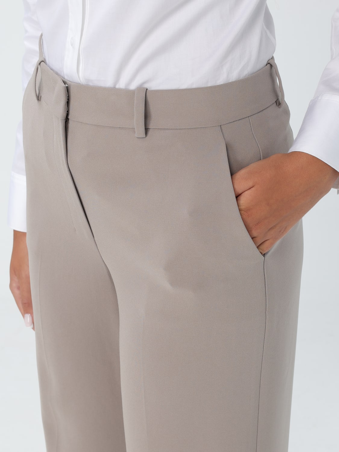 THEORY PANTALONE: Pantalone Theory in crêpe , Sabbia - Img 4