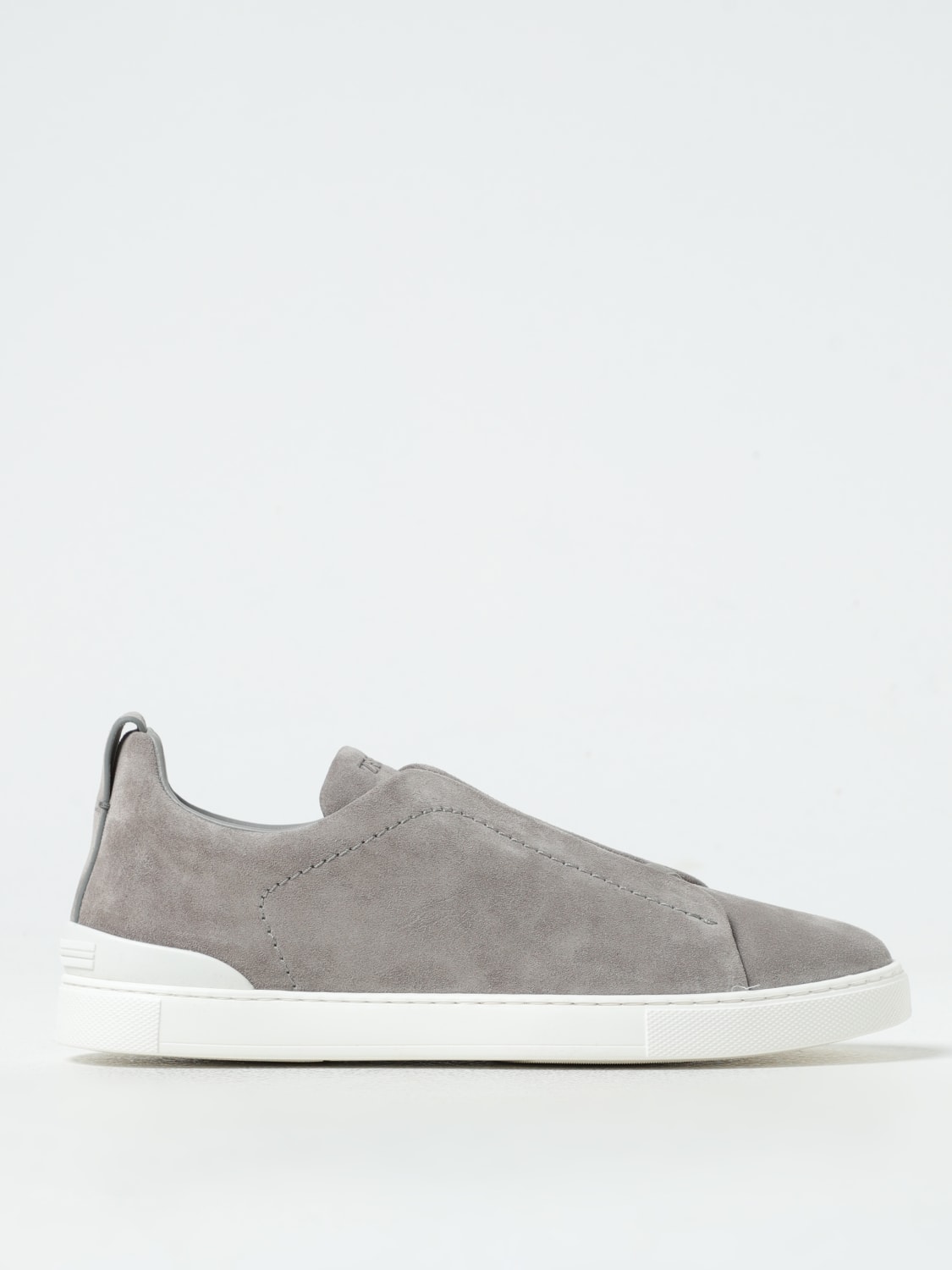 Giglio Sneakers Triple Stitch Zegna in camoscio