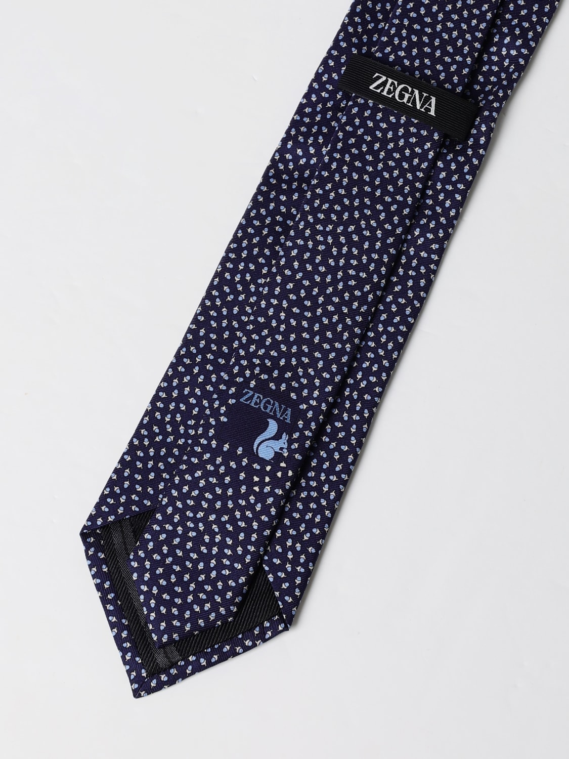 ZEGNA TIE: Tie men Zegna, Blue - Img 2