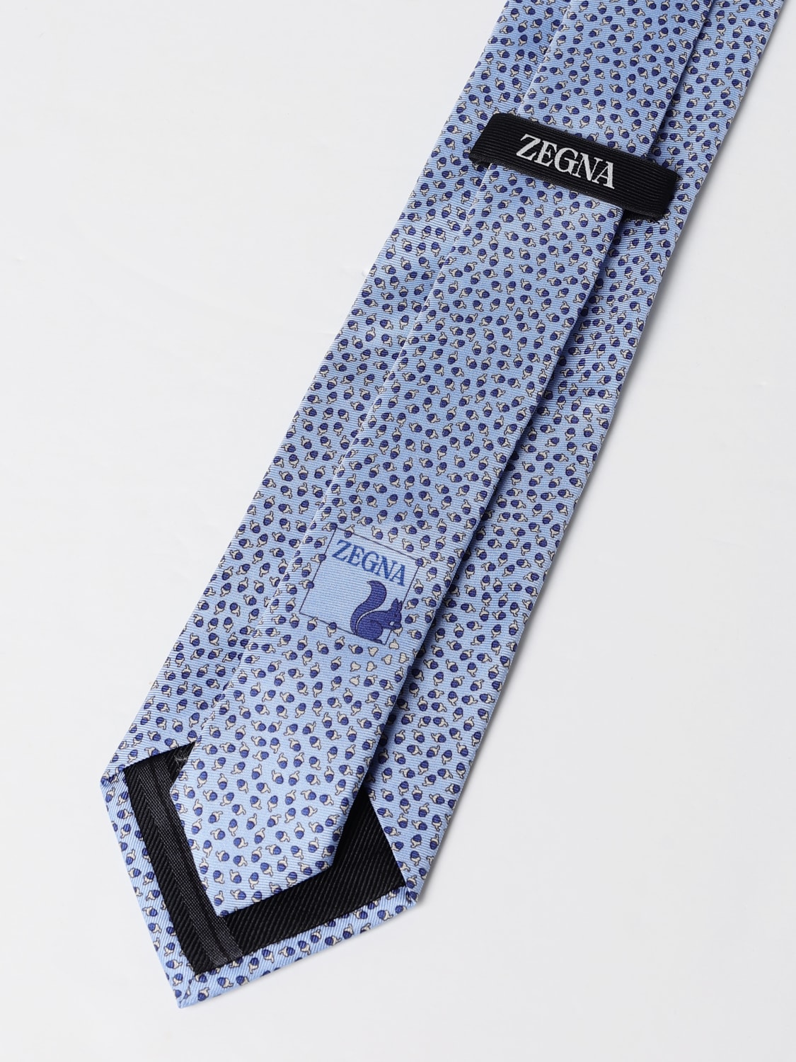 ZEGNA TIE: Tie men Zegna, Gnawed Blue - Img 2