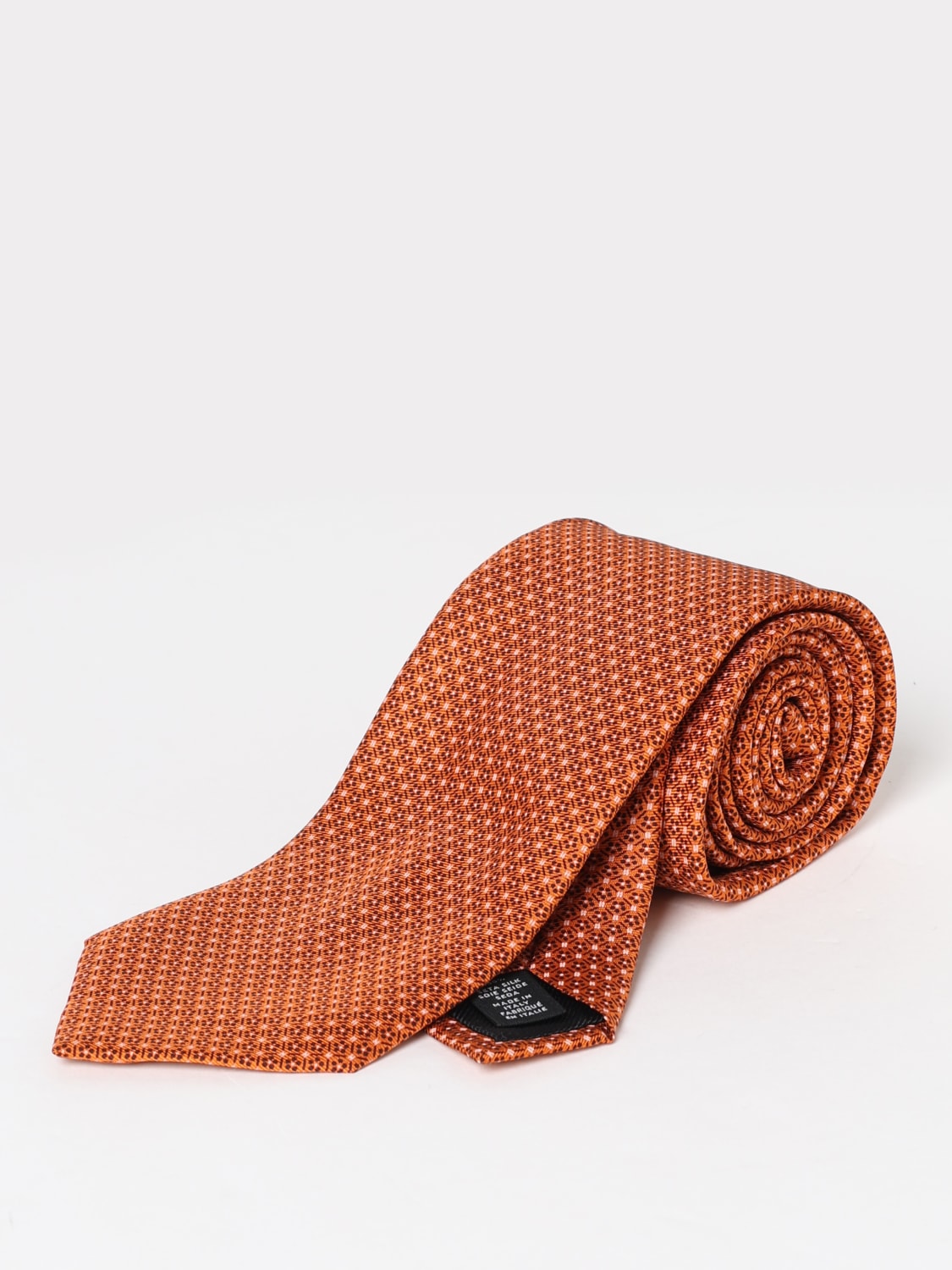 ZEGNA TIE: Tie men Zegna, Orange - Img 1