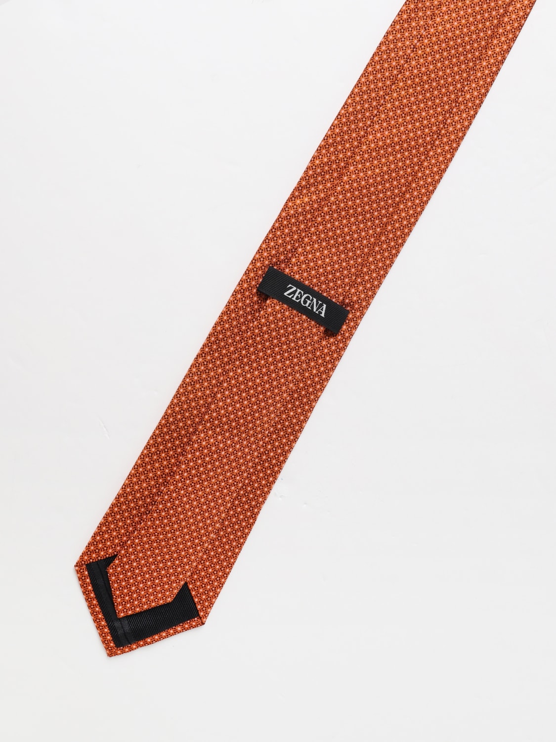 ZEGNA TIE: Tie men Zegna, Orange - Img 2