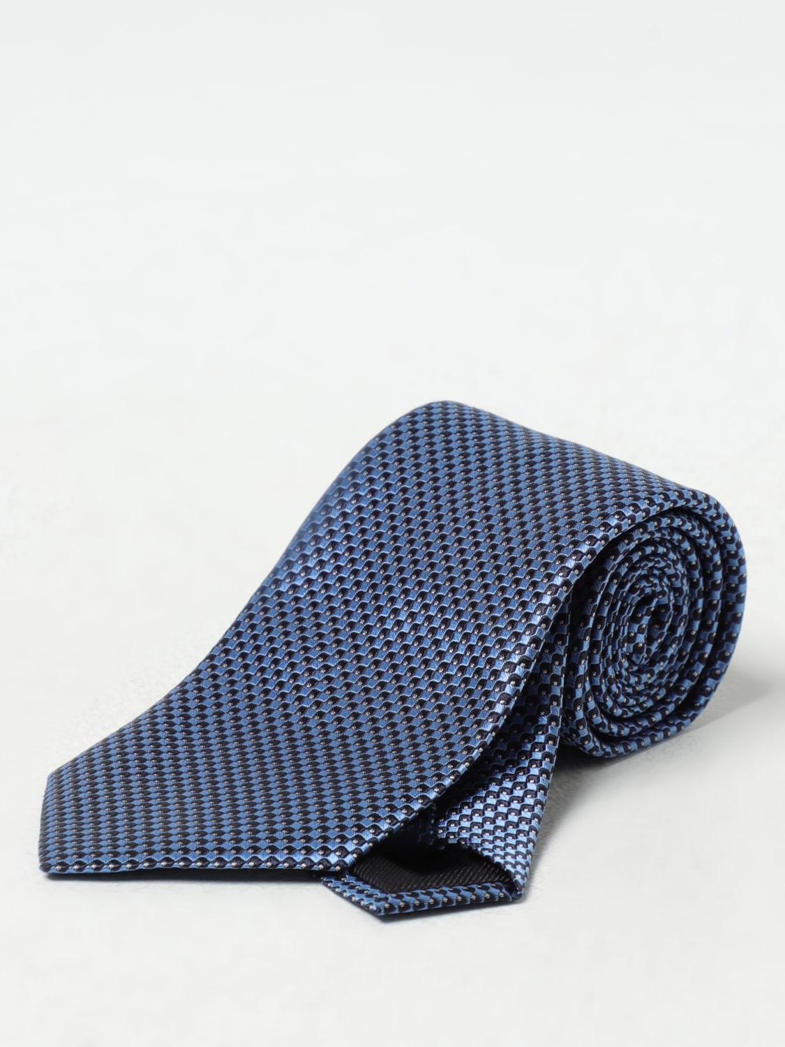 ZEGNA TIE: Tie men Zegna, Gnawed Blue - Img 1