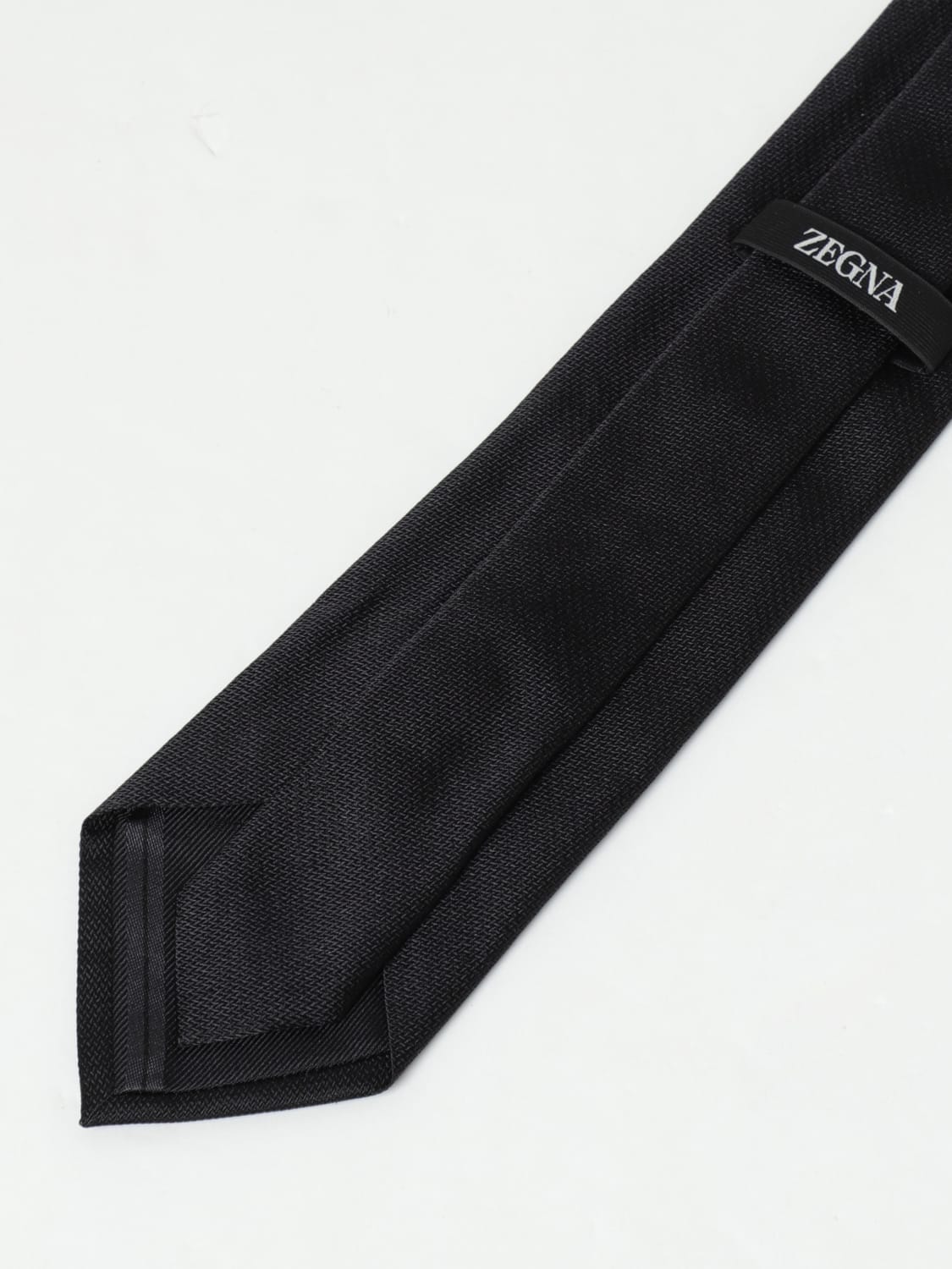 ZEGNA TIE: Tie men Zegna, Black - Img 2