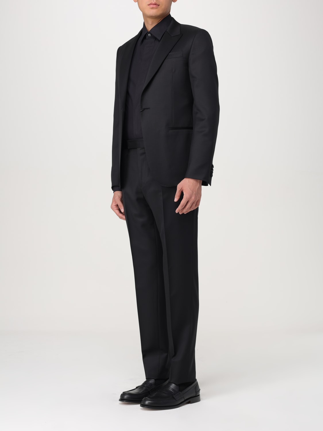 ZEGNA SUIT: Suit men Zegna, Black - Img 4