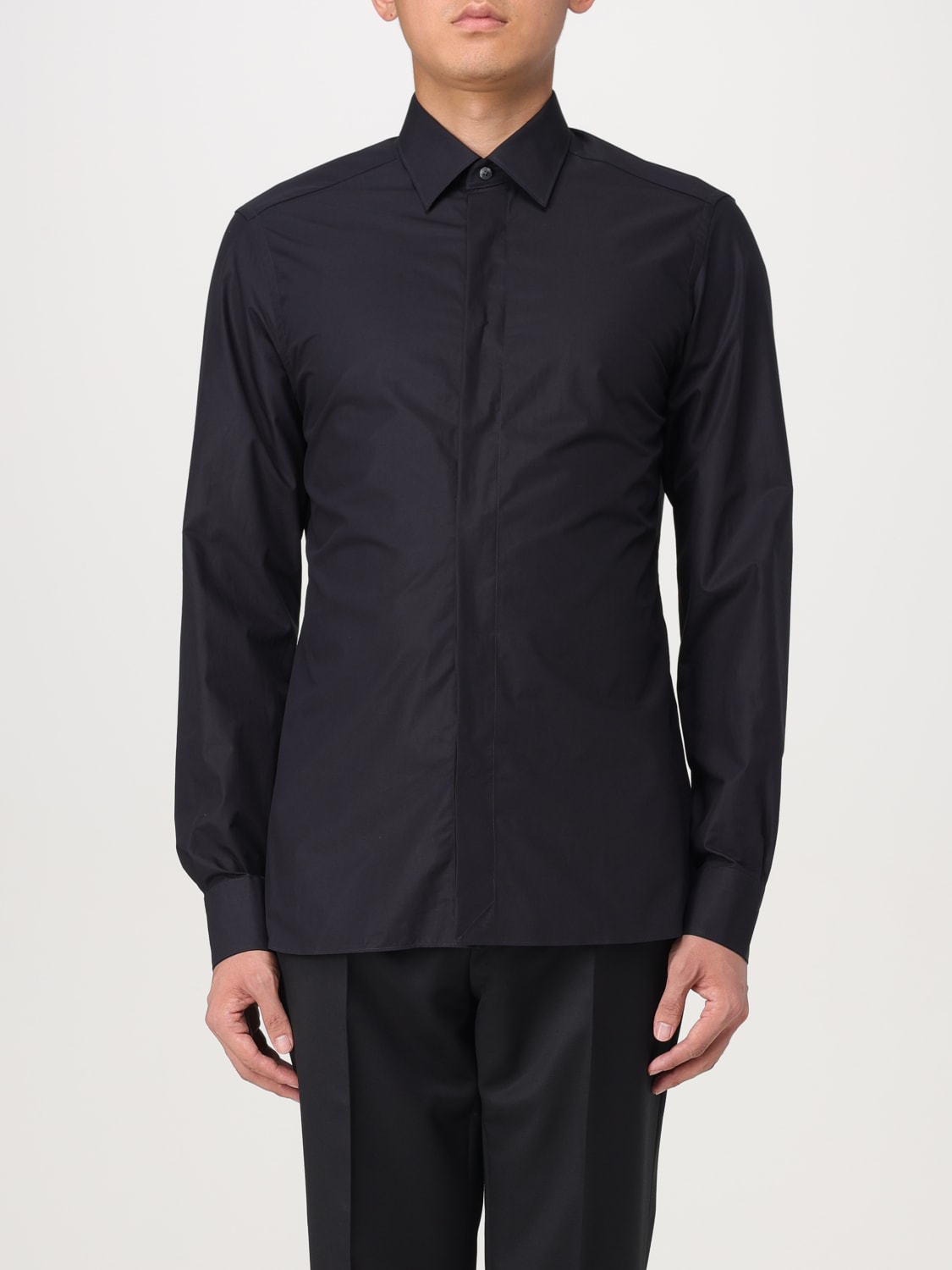 ZEGNA SHIRT: Shirt men Zegna, Black - Img 1