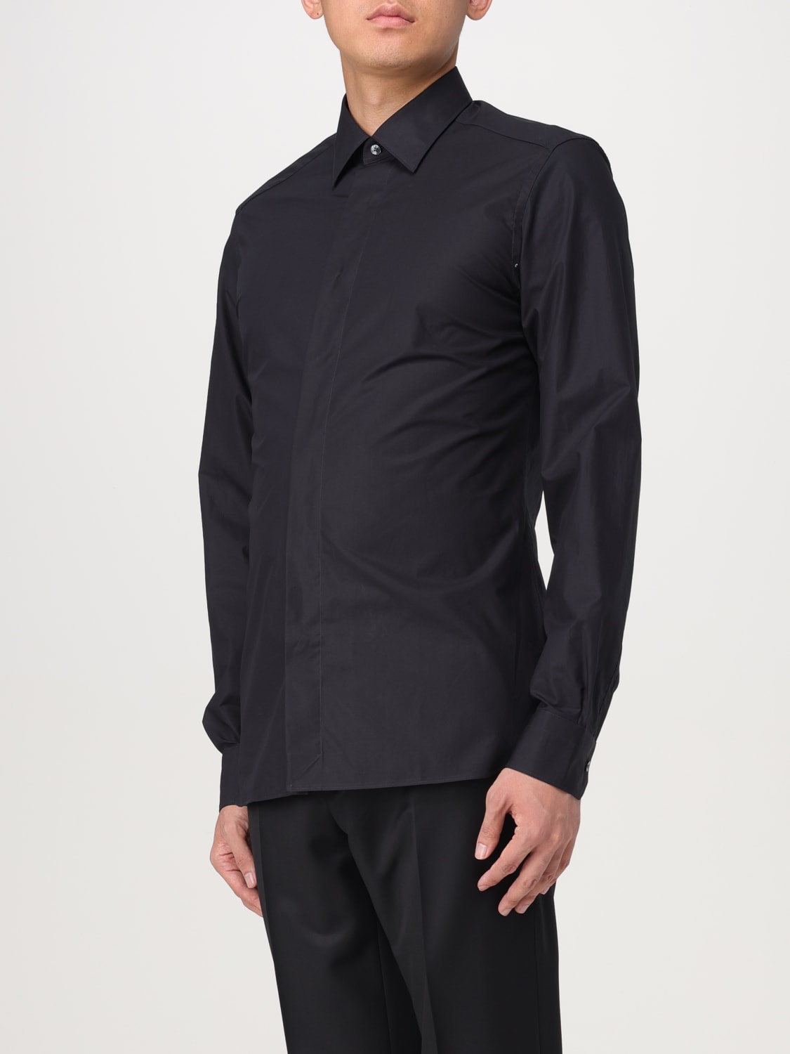 ZEGNA SHIRT: Shirt men Zegna, Black - Img 4