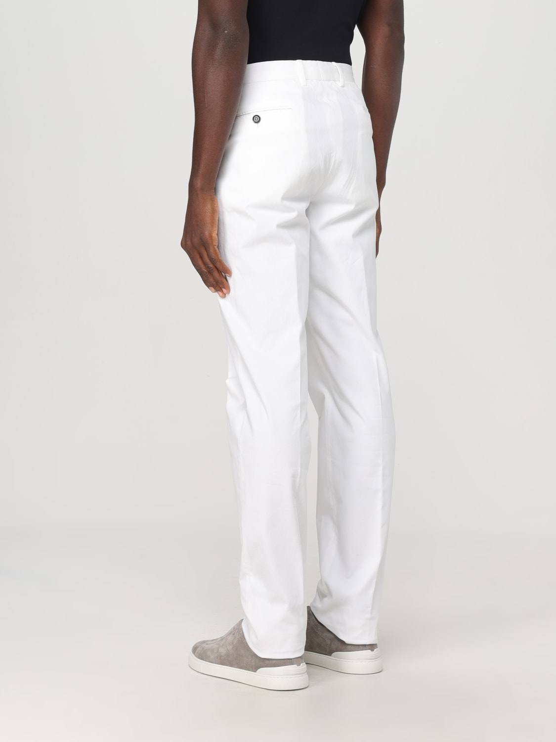 ZEGNA PANTALÓN: Pantalón hombre Zegna, Blanco - Img 3