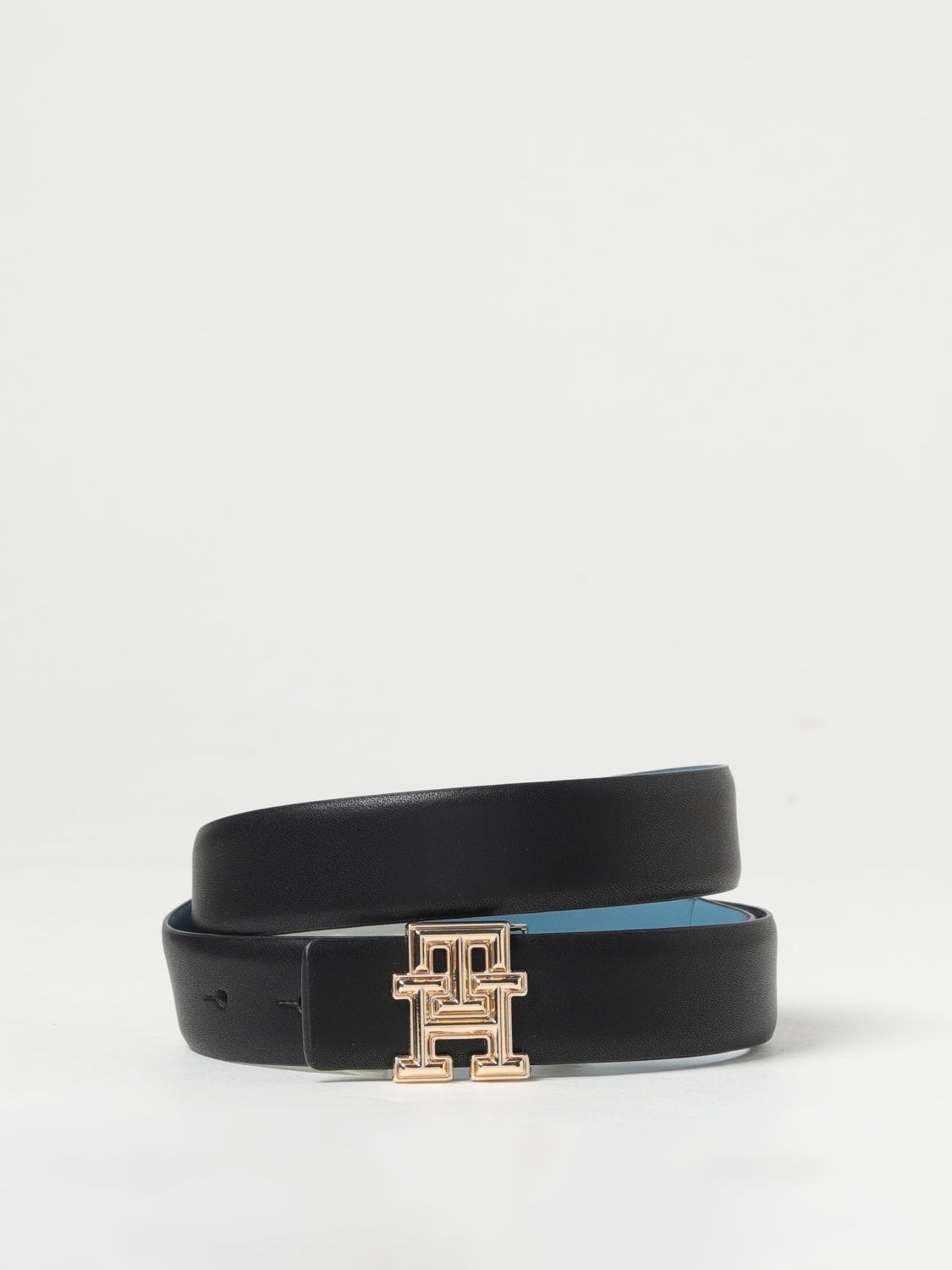 TOMMY HILFIGER Ceinture femme Noir Ceinture Tommy Hilfiger AW0AW166040GY en ligne sur GIGLIO.COM