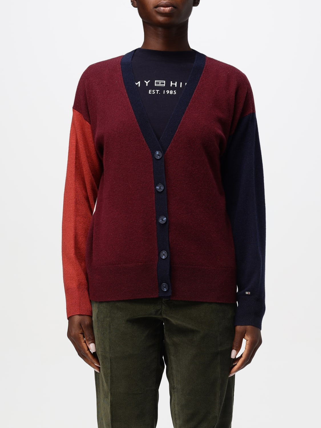 Giglio Cardigan color-block Tommy Hilfiger