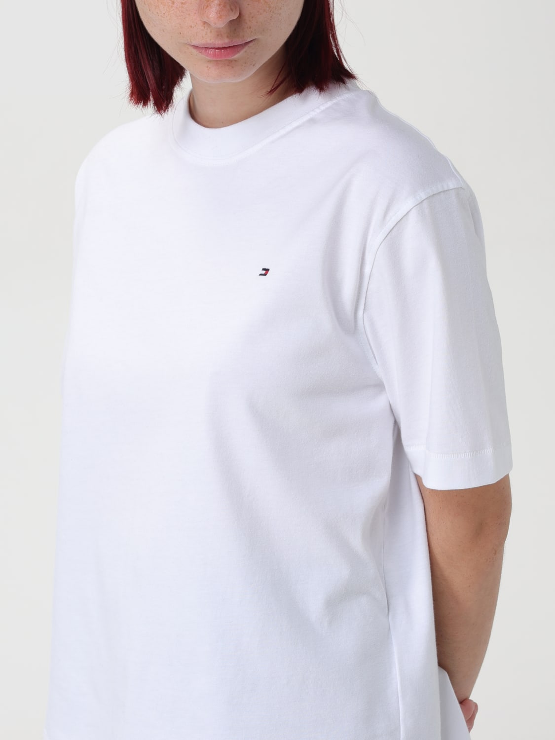 TOMMY HILFIGER T-SHIRT: T-shirt woman Tommy Hilfiger, White - Img 3