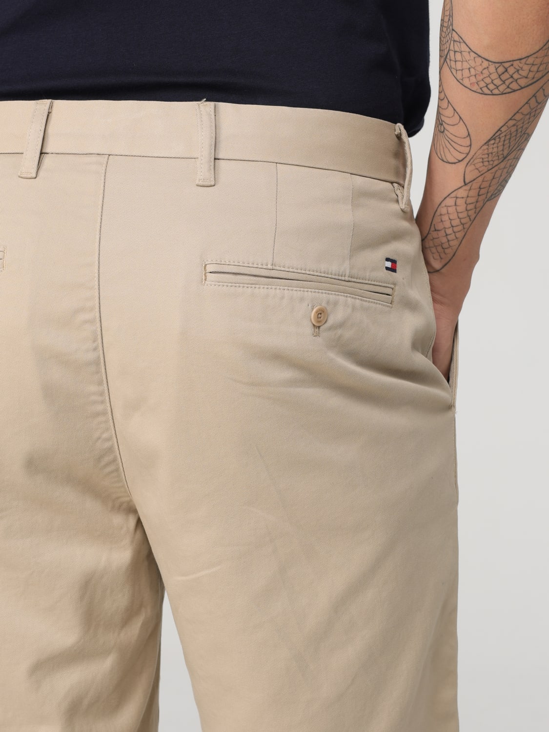 TOMMY HILFIGER PANTS: Pants men Tommy Hilfiger, Beige - Img 3