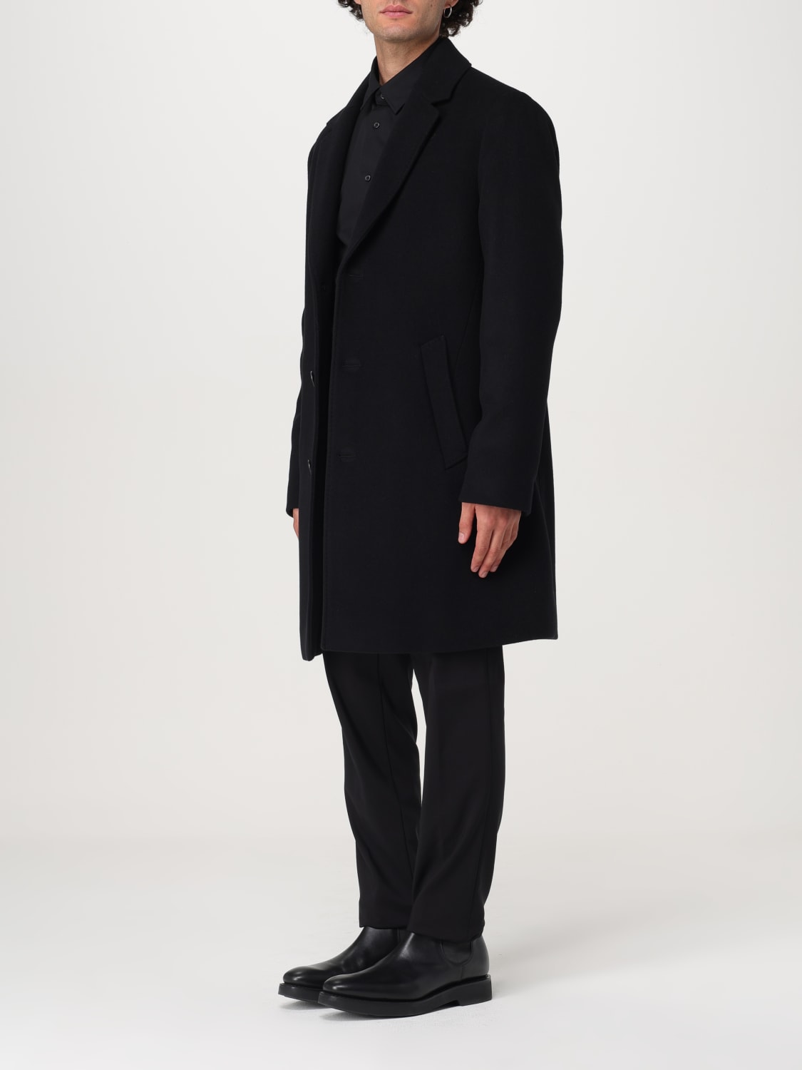 TOMMY HILFIGER COAT: Coat men Tommy Hilfiger, Black - Img 3