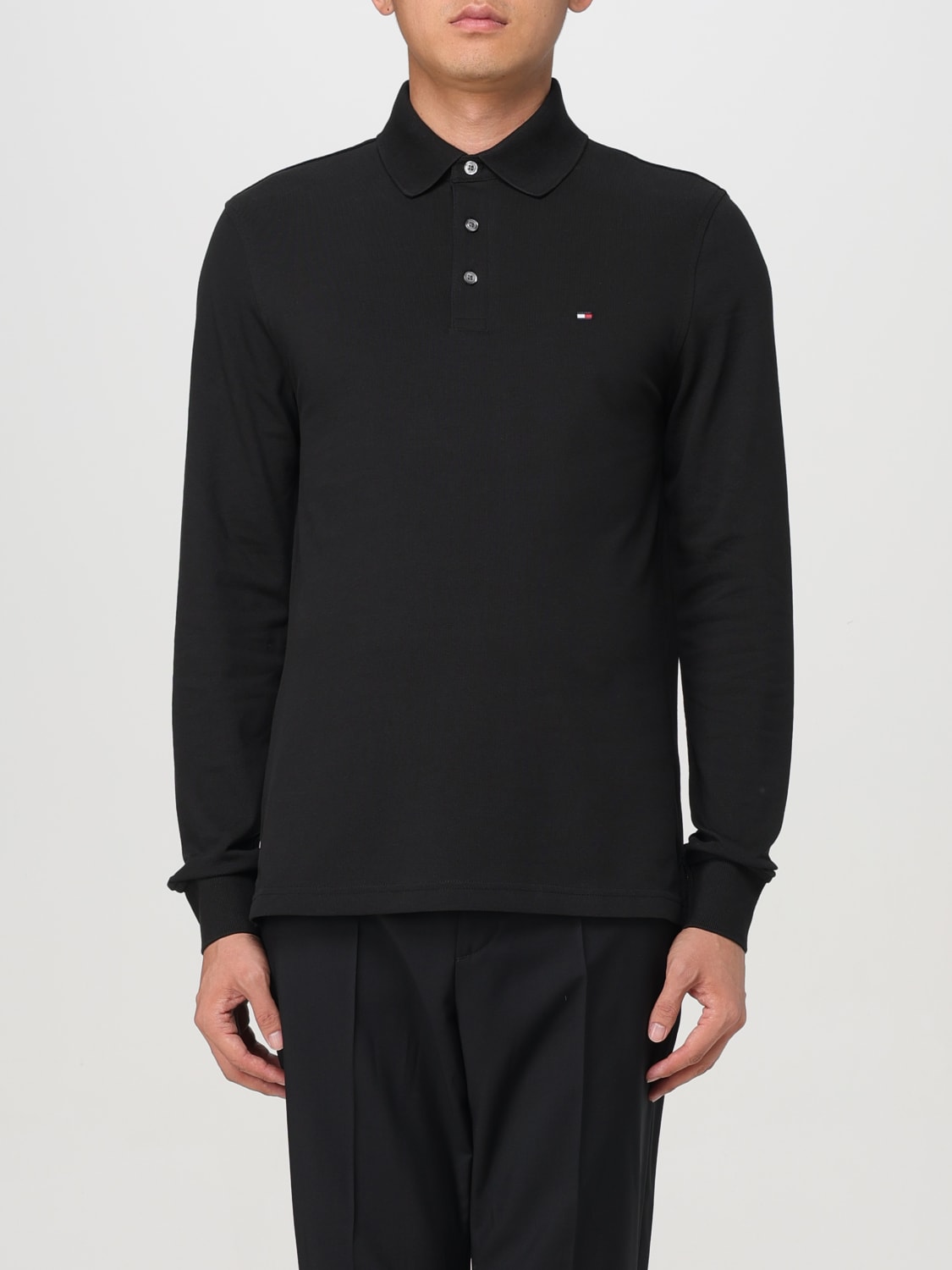 TOMMY HILFIGER POLO SHIRT: Polo shirt men Tommy Hilfiger, Black - Img 1