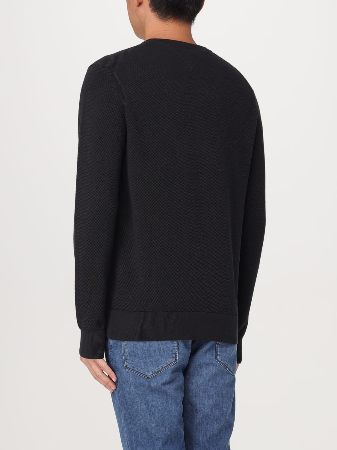 TOMMY HILFIGER SWEATER: Sweater men Tommy Hilfiger, Black - Img 2