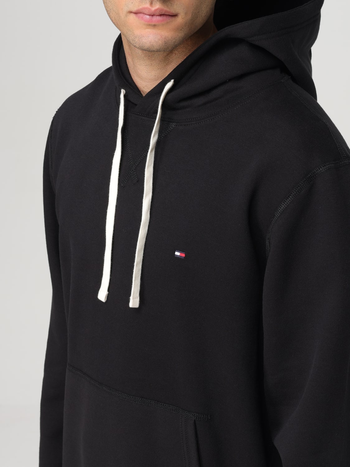 TOMMY HILFIGER SWEATSHIRT: Sweatshirt men Tommy Hilfiger, Black - Img 3