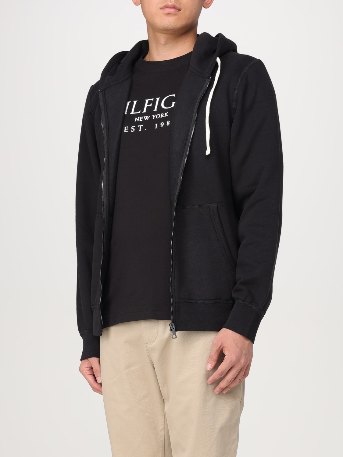 TOMMY HILFIGER SWEATSHIRT: Sweatshirt men Tommy Hilfiger, Black - Img 3