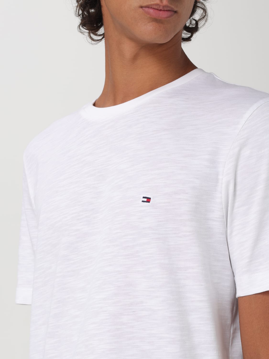 TOMMY HILFIGER T-SHIRT: T-shirt men Tommy Hilfiger, White - Img 3