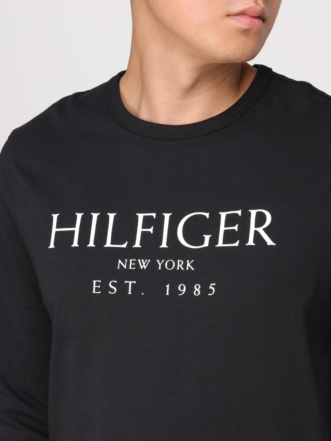 TOMMY HILFIGER T-SHIRT: T-shirt men Tommy Hilfiger, Black - Img 3