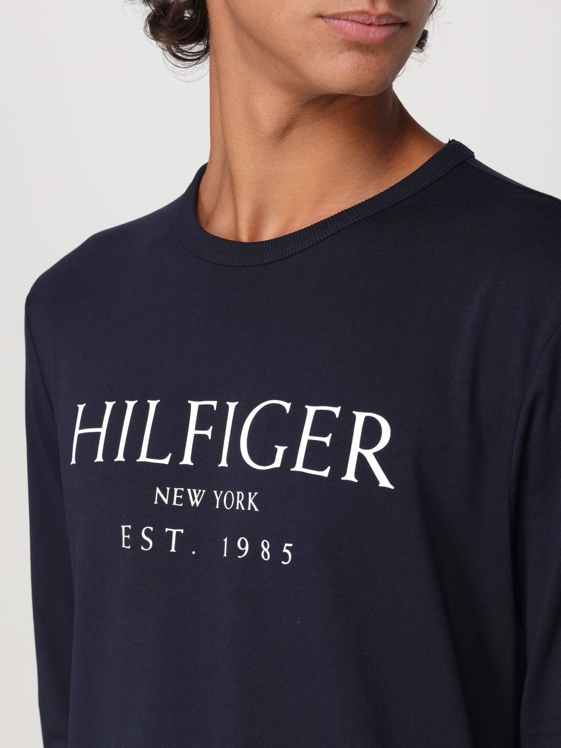 TOMMY HILFIGER T-SHIRT: T-shirt men Tommy Hilfiger, Blue - Img 3