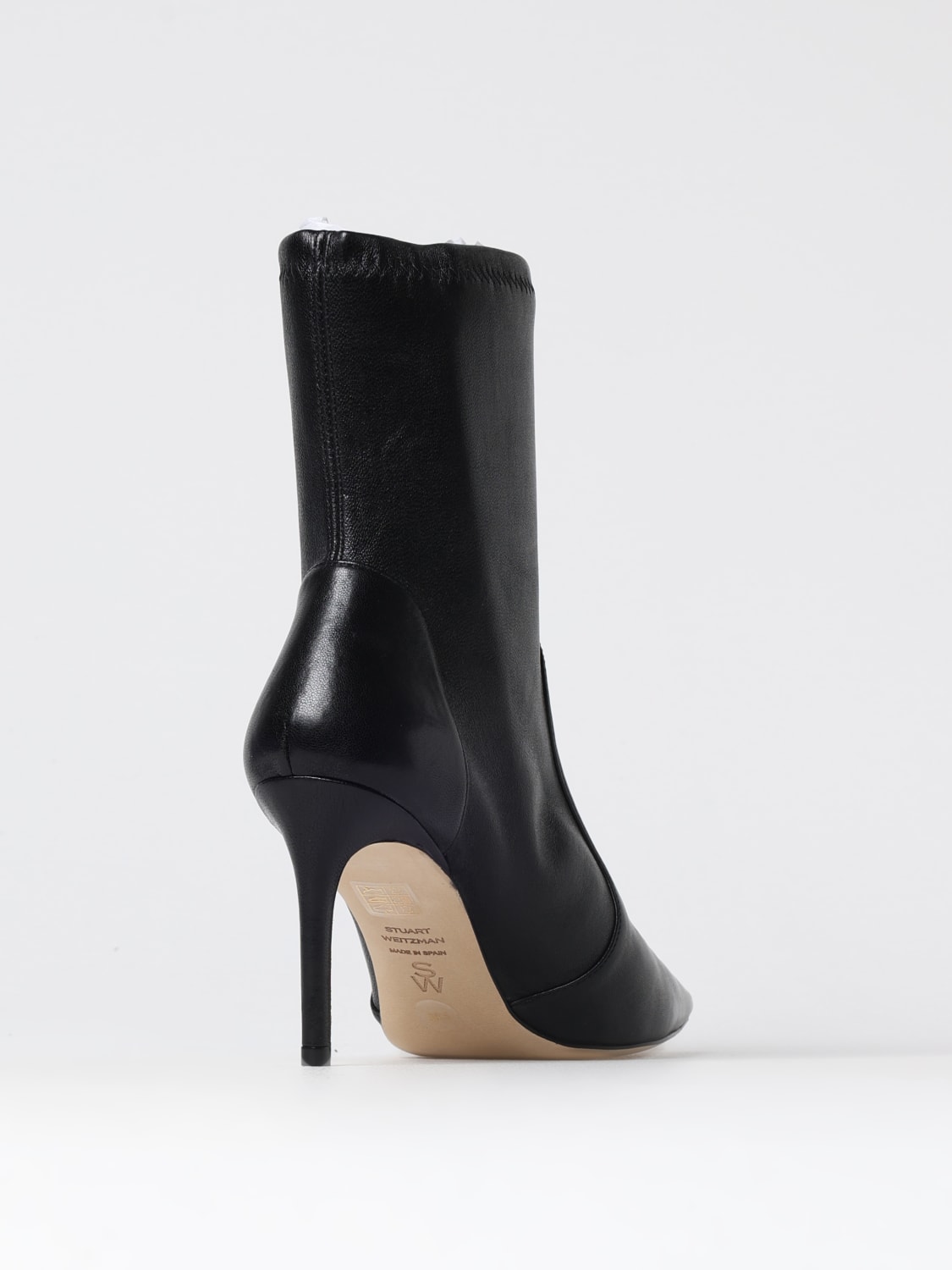 STUART WEITZMAN FLAT ANKLE BOOTS: Shoes woman Stuart Weitzman, Black - Img 3