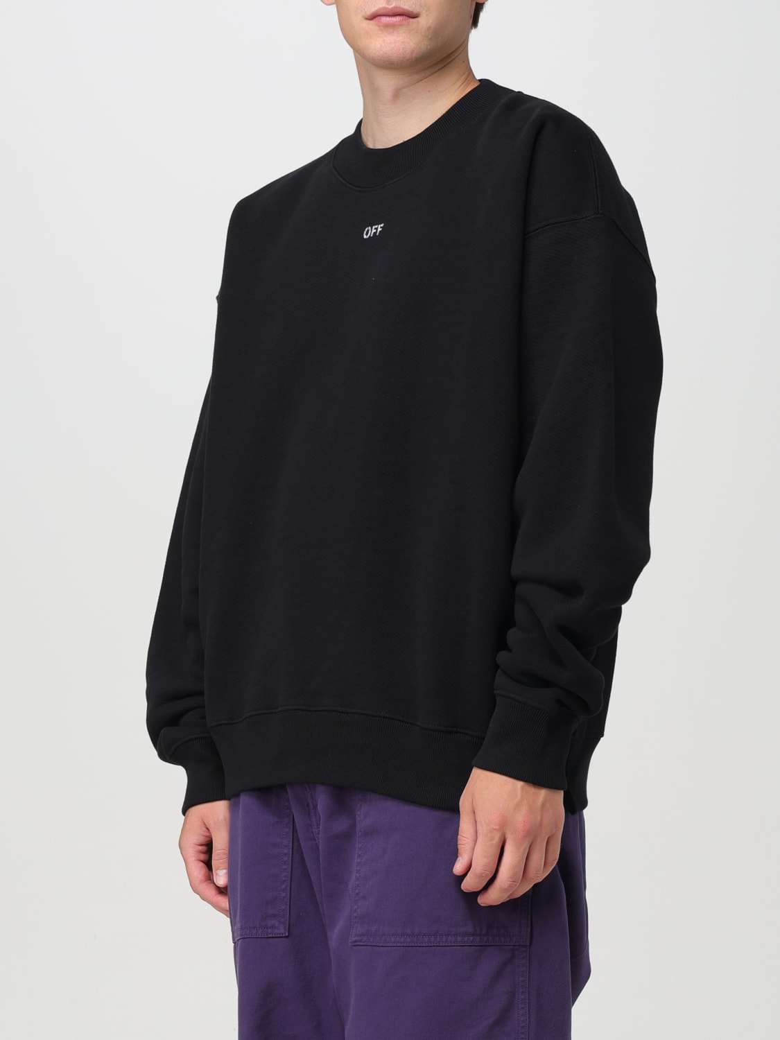 OFF-WHITE FELPA: Sweatshirt men Off-white, Black - Img 4