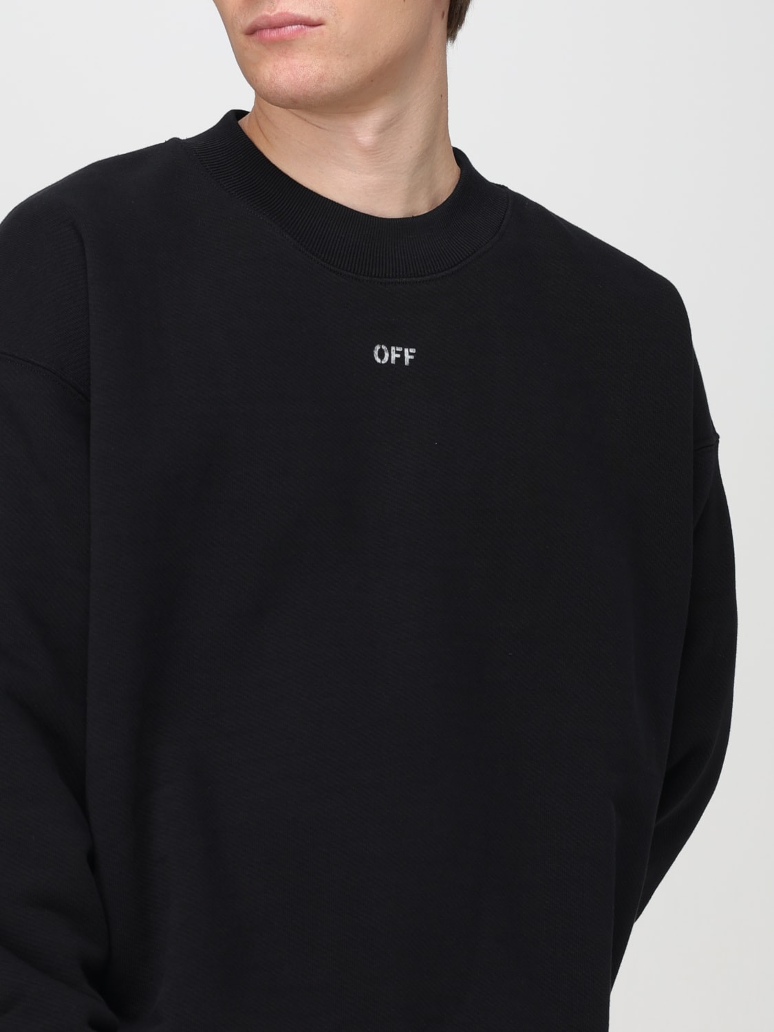 OFF-WHITE FELPA: Sweatshirt men Off-white, Black - Img 5