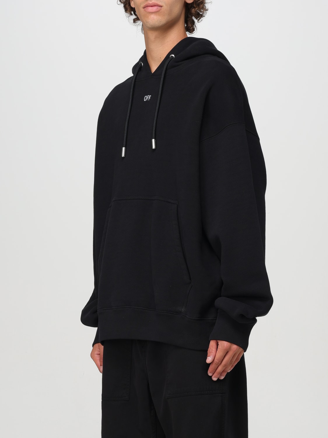 OFF-WHITE スウェットシャツ: スウェットシャツ メンズ Off-white, ブラック - Img 4