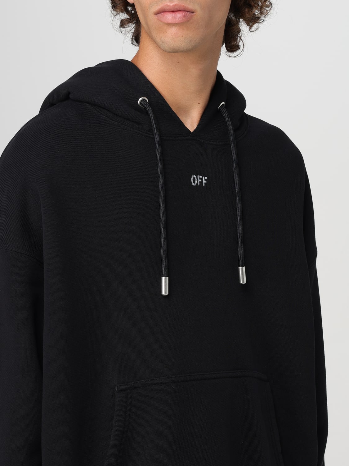 OFF-WHITE スウェットシャツ: スウェットシャツ メンズ Off-white, ブラック - Img 5