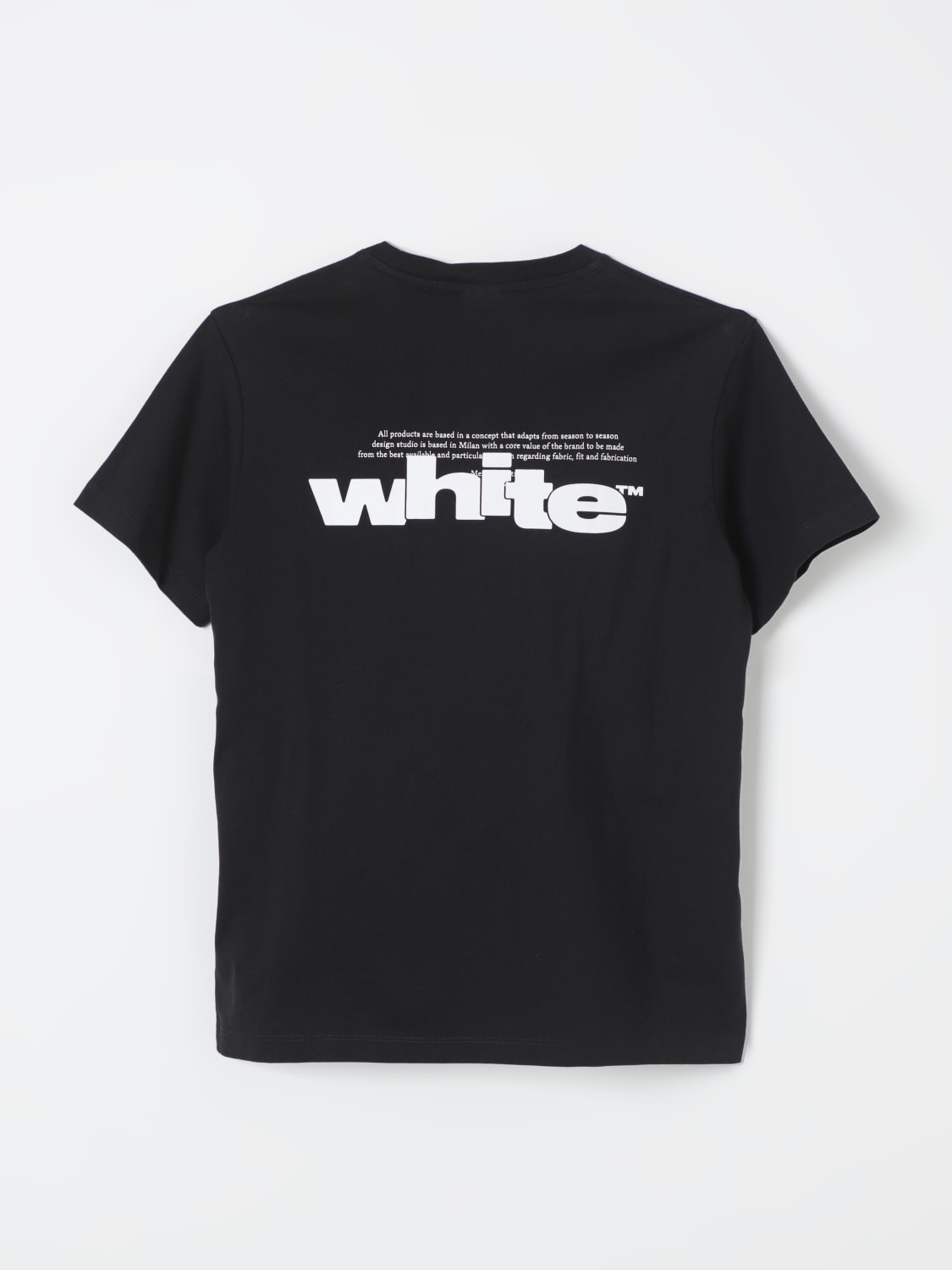 OFF-WHITE KIDS T-SHIRT: T-shirt in cotone Off-White Kids, Nero - Img 2